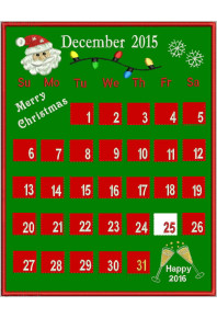 Chr023 - Christmas 2015 calendar